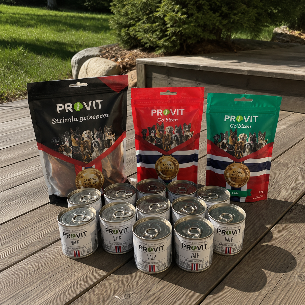 Valpepakke for små og mellomstore raser