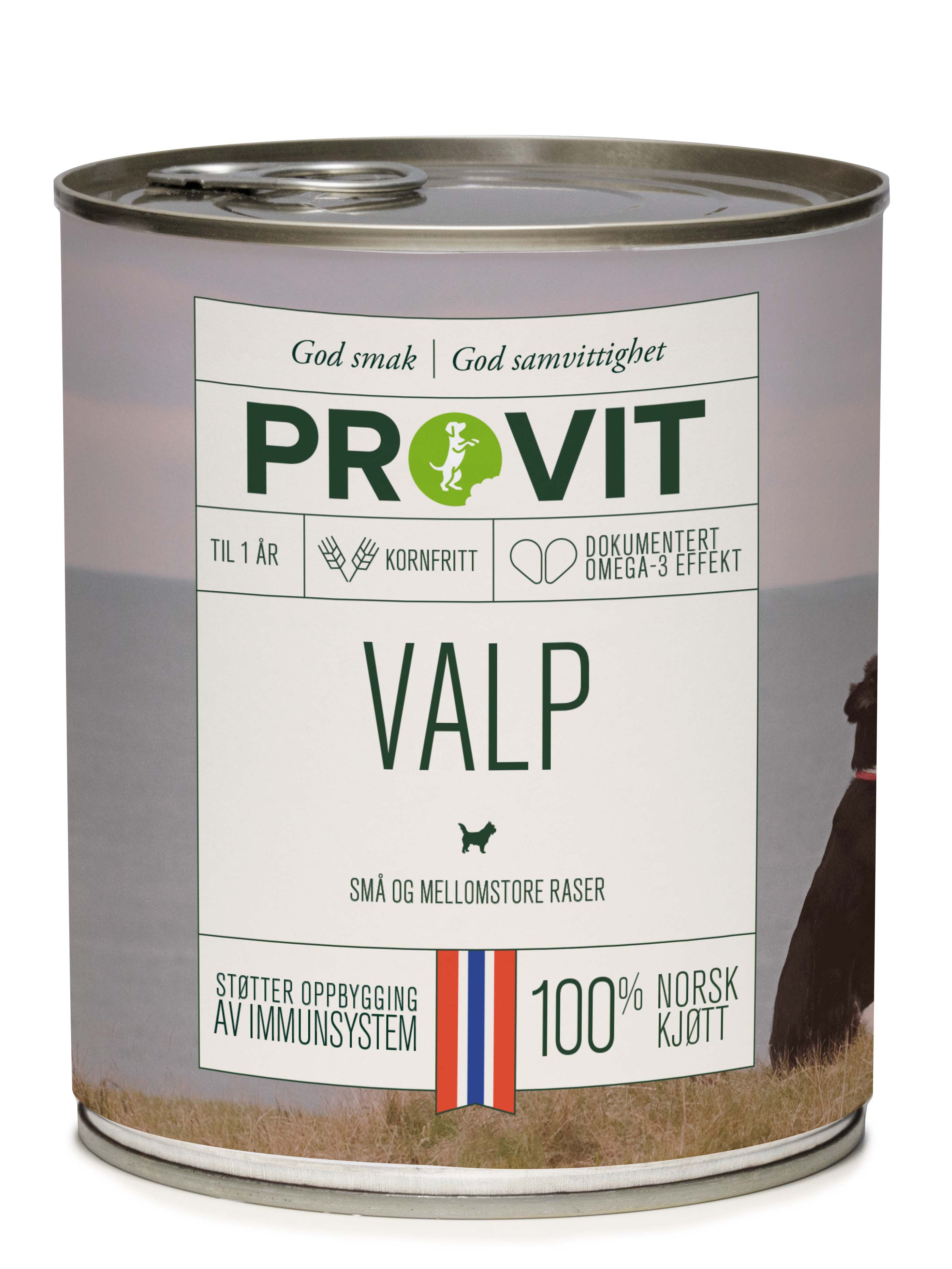 PROVIT Valp – Fullfôr for små og mellomstore raser