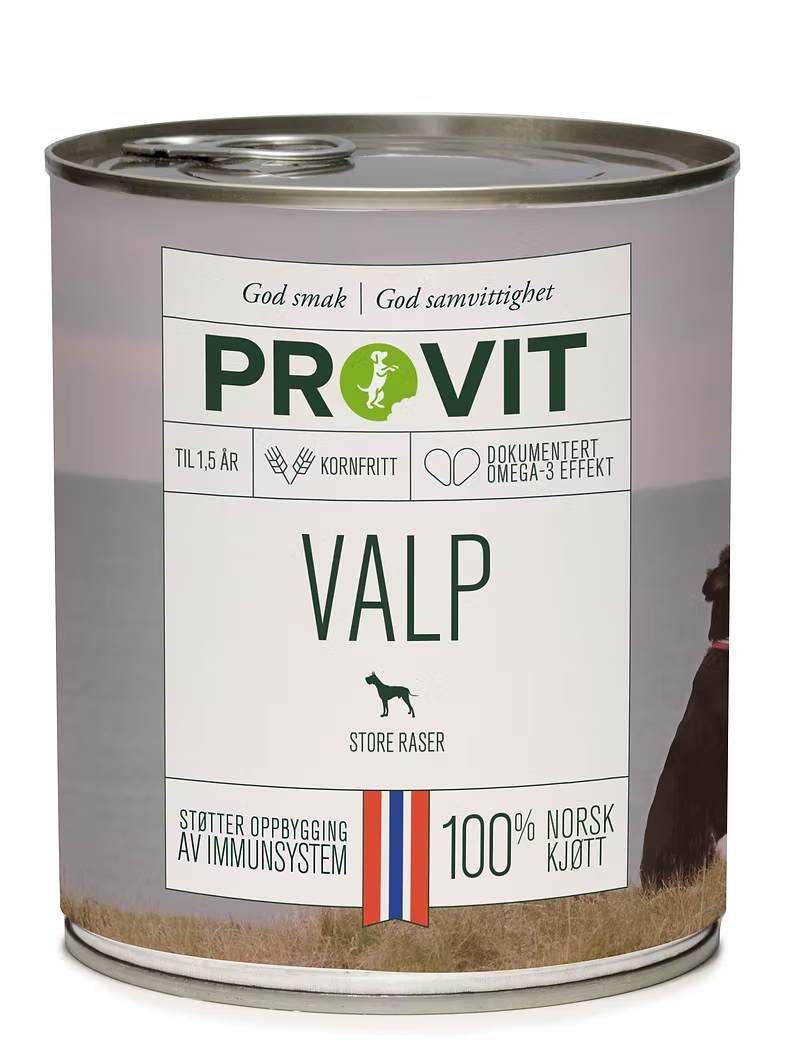 PROVIT Valp – Fullfôr for store raser